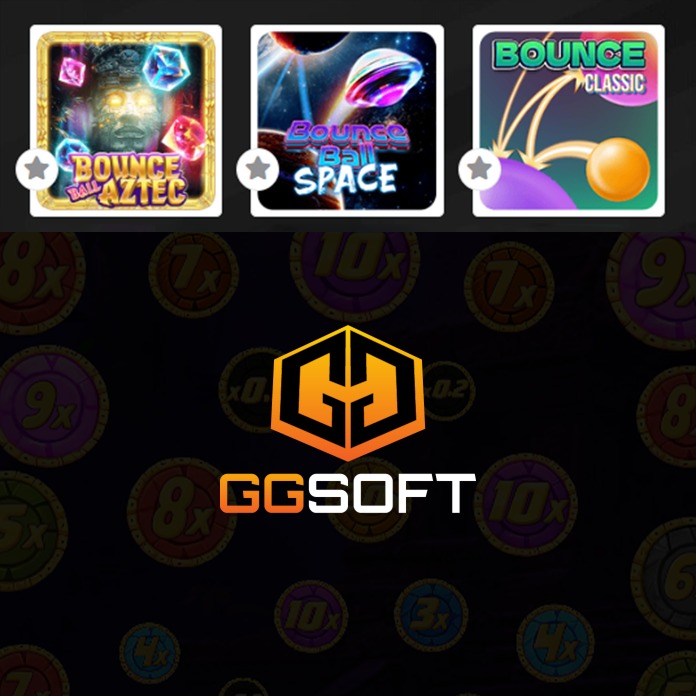 Tampilan Game Bounce Ball dan Plinko GGSoft