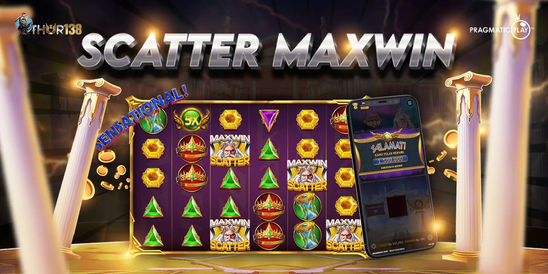 SCATTER MAXWIN SPESIAL THOR138